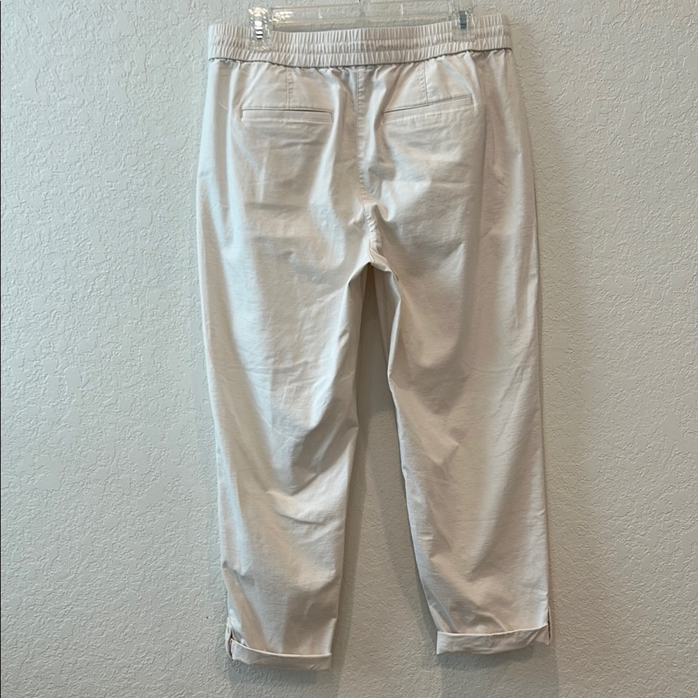 Talbots White Chinos Relaxed Fit Cotton Blend - Picture 7 of 11